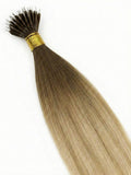 Nano Tip Hair Extensions - CUSTOM ORDER, 2-4 WEEKS SHIPPING, #T4-8/22 Montreal Balayage 100G - Luxury Russian Remy Human Hair