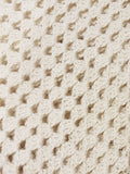 Amayi Alpaca - Crochet Wrap Scarf Cream