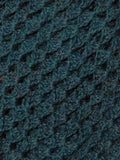 Amayi Alpaca - Crochet Wrap Scarf Dark Sea Green