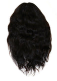 oh dear dolly - Morgan Luxury Virgin Hair Silk Top Wig, Natural Wave, 18”, Natural Colour